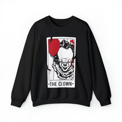 The Clown Tarot Card Crewneck Sweatshirt