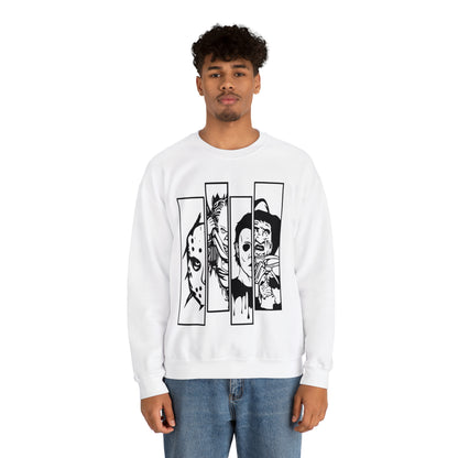 Horror Movie Friends Crewneck Sweatshirt