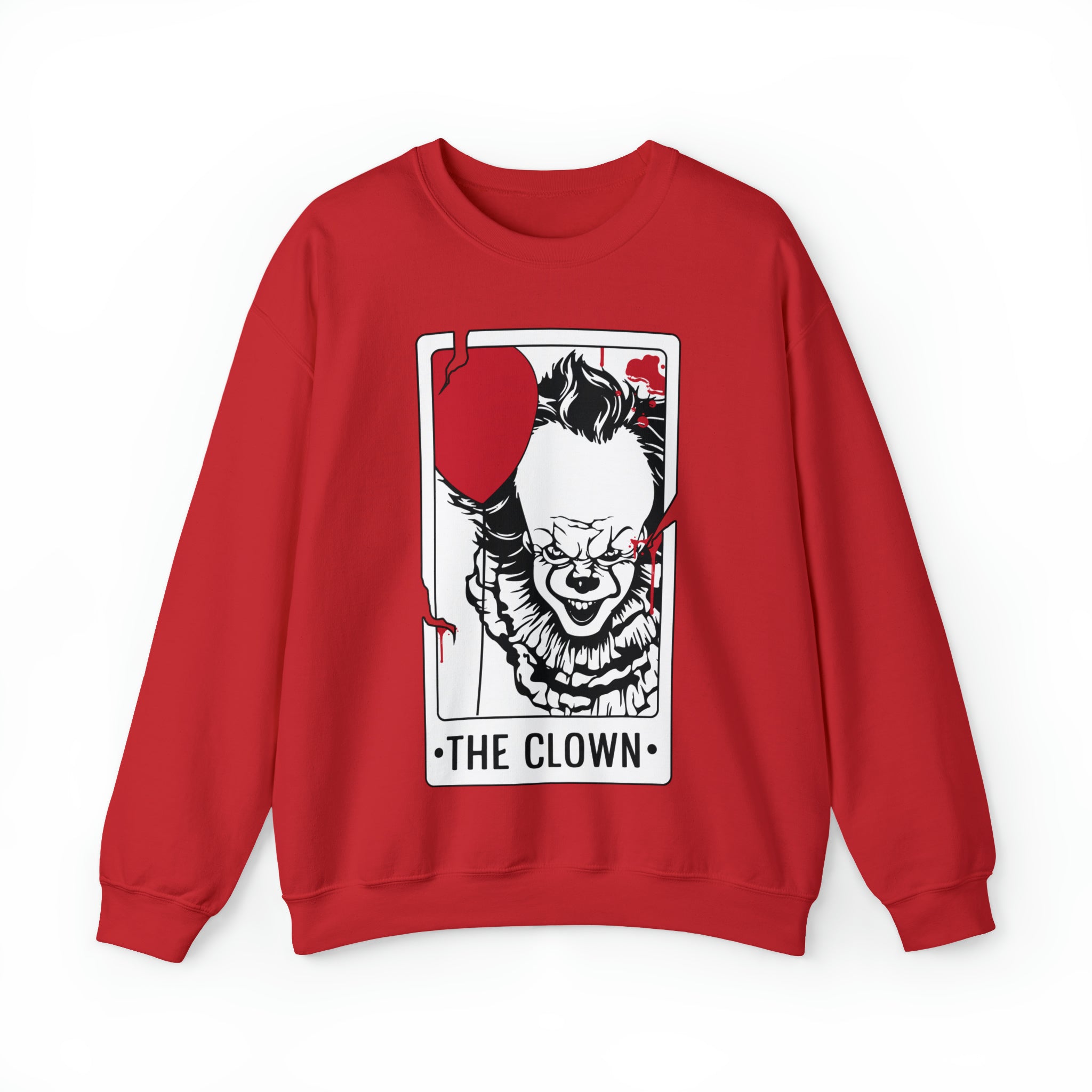 The Clown Tarot Card Crewneck Sweatshirt