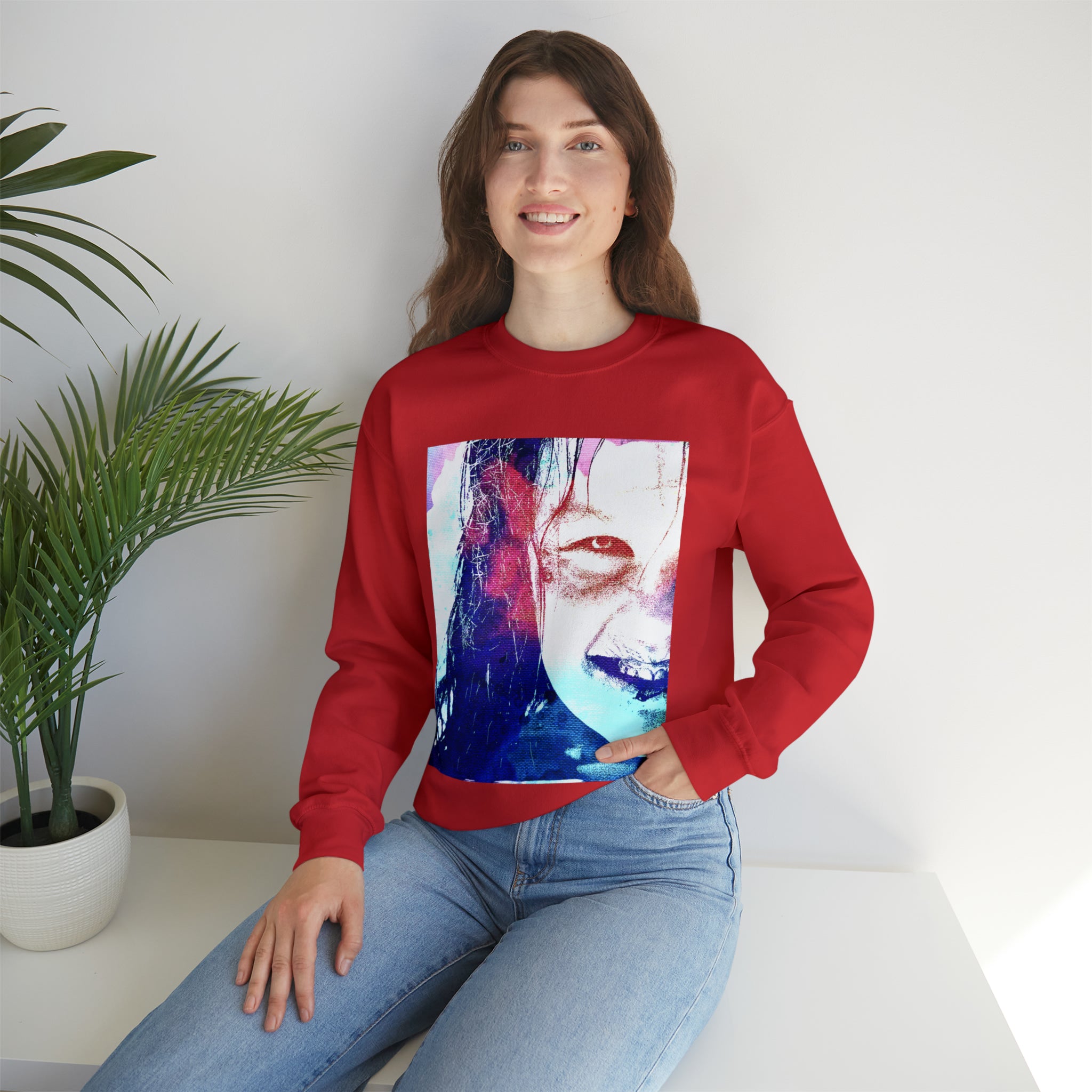 Exorcist Crewneck Sweatshirt (Pink and Navy Variant)