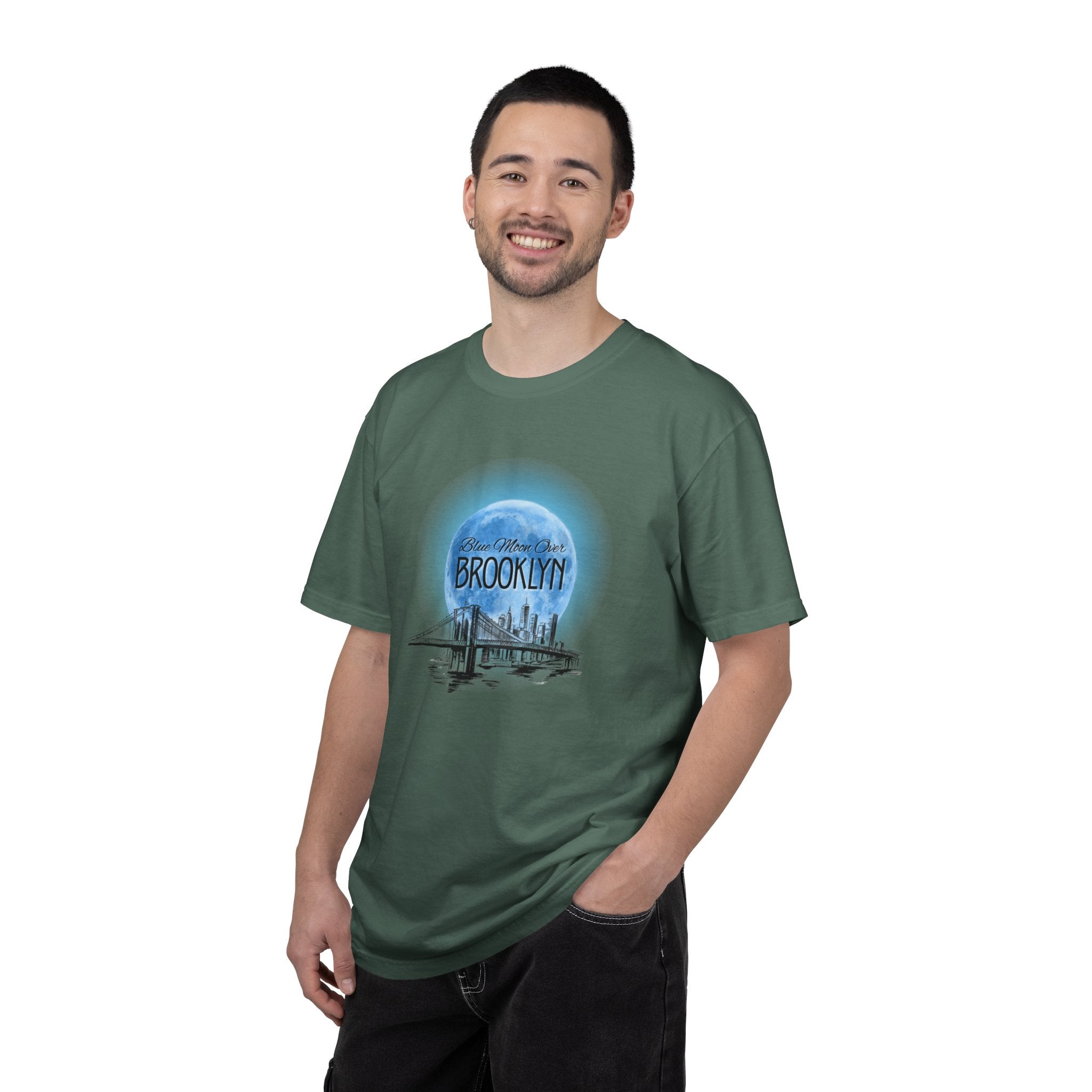 Blue Moon Over Brooklyn Tee – Made for Late Nights & Slow Mornings