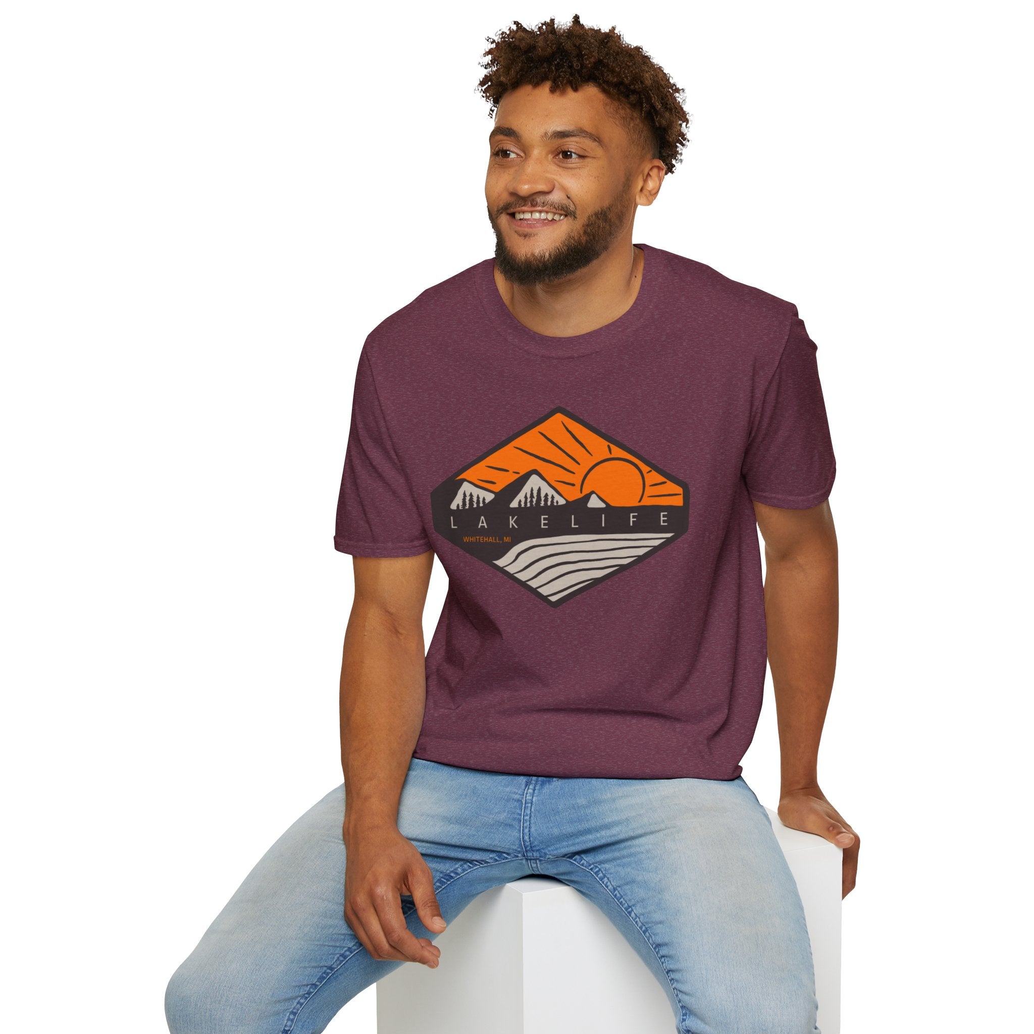 Orange Bluffs | Unisex Softstyle T-Shirt