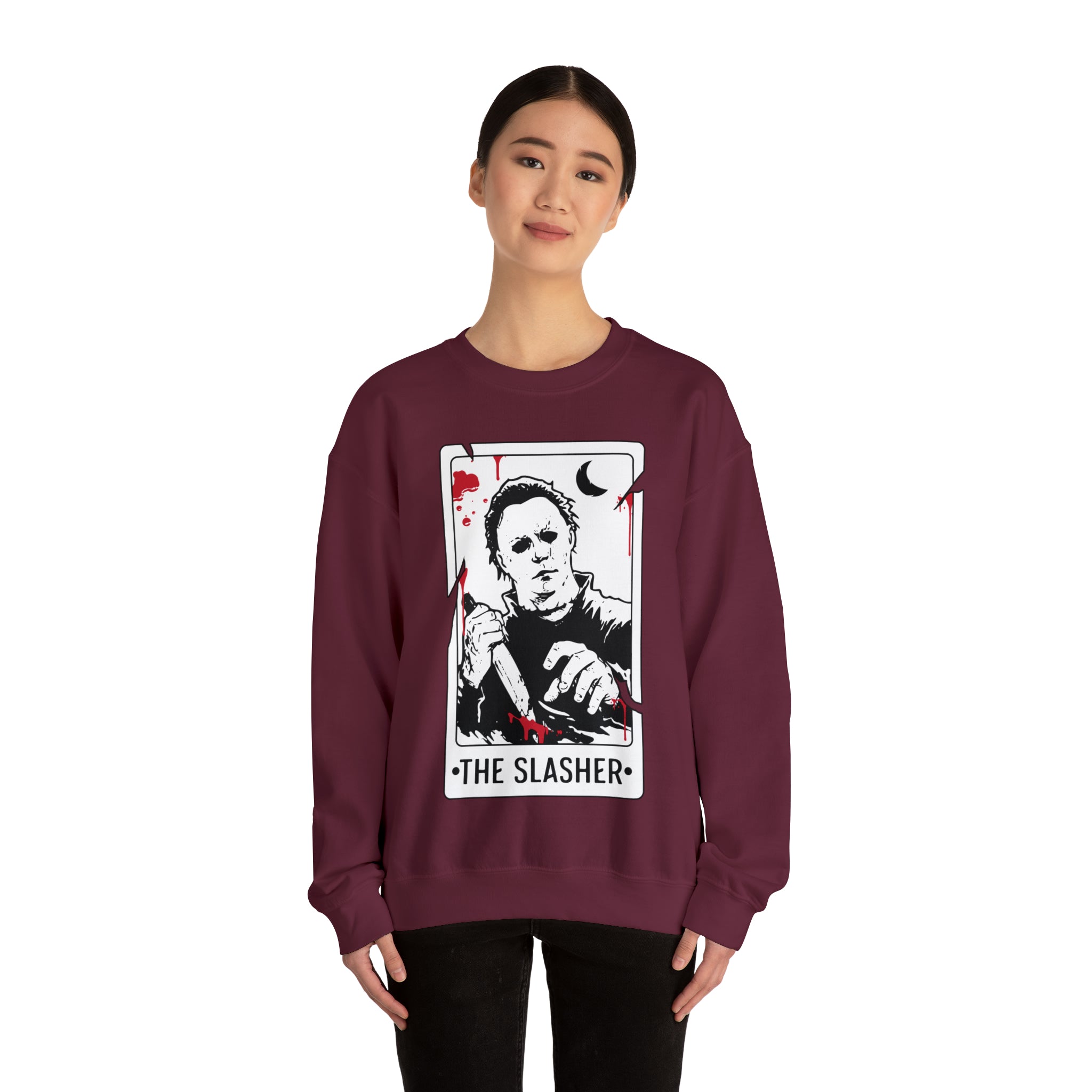 The Slasher Tarot Card Crewneck Sweatshirt