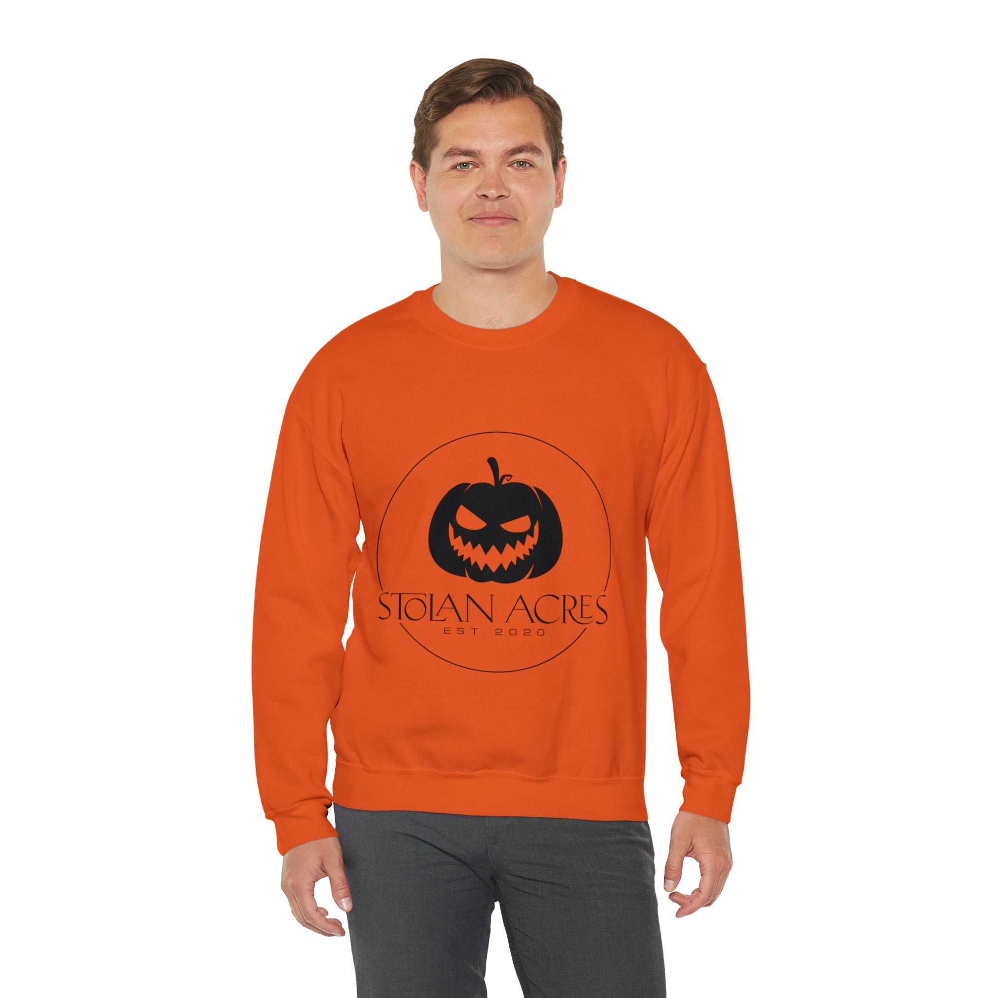 Stolan Acres Jack-O-Lantern Crewneck Sweatshirt