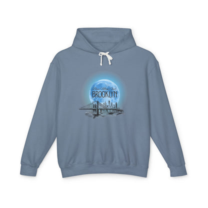 Blue Moon Over Brooklyn | Unisex Lightweight Hoodie