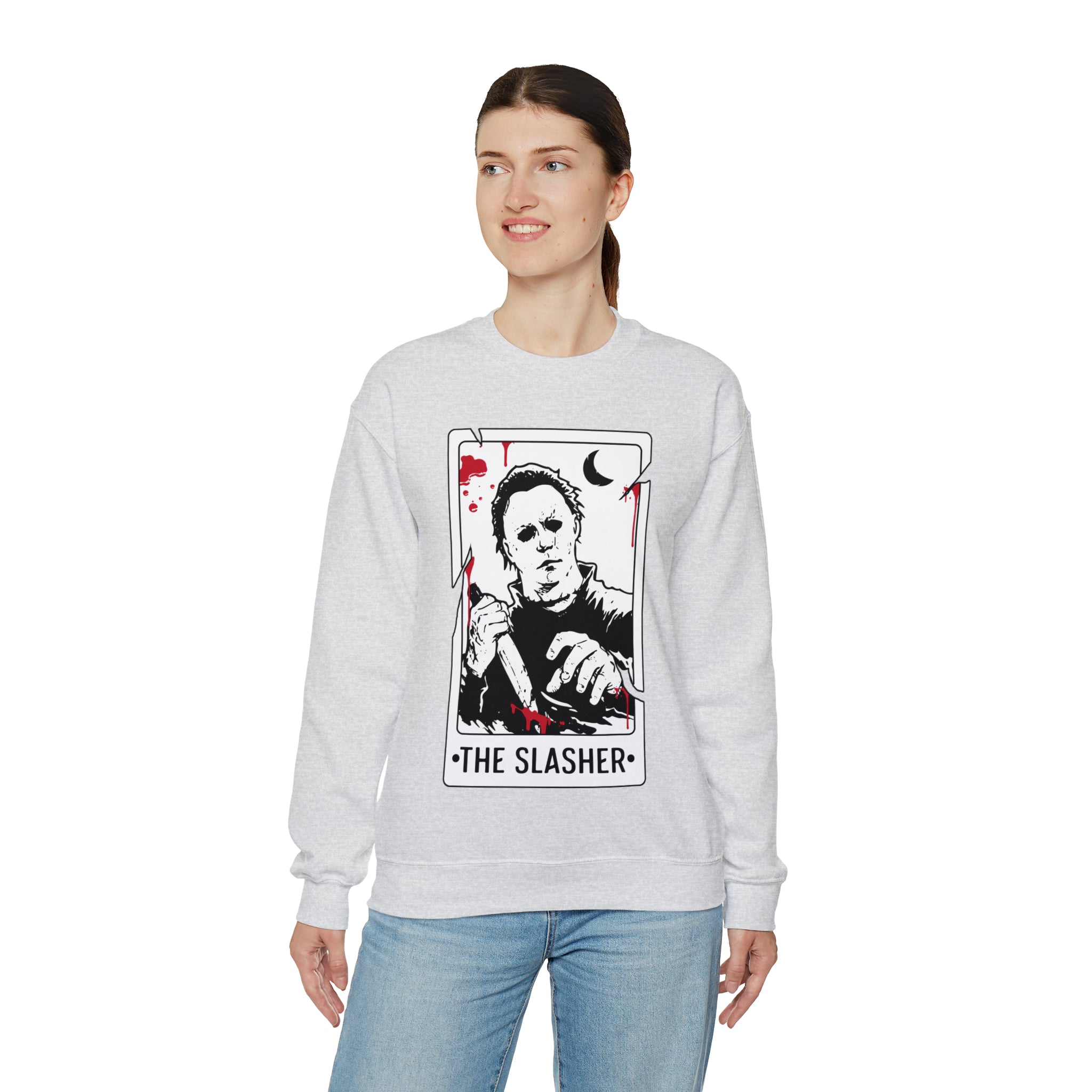 The Slasher Tarot Card Crewneck Sweatshirt