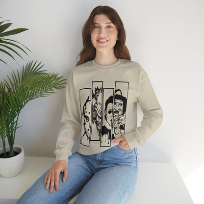 Horror Movie Friends Crewneck Sweatshirt