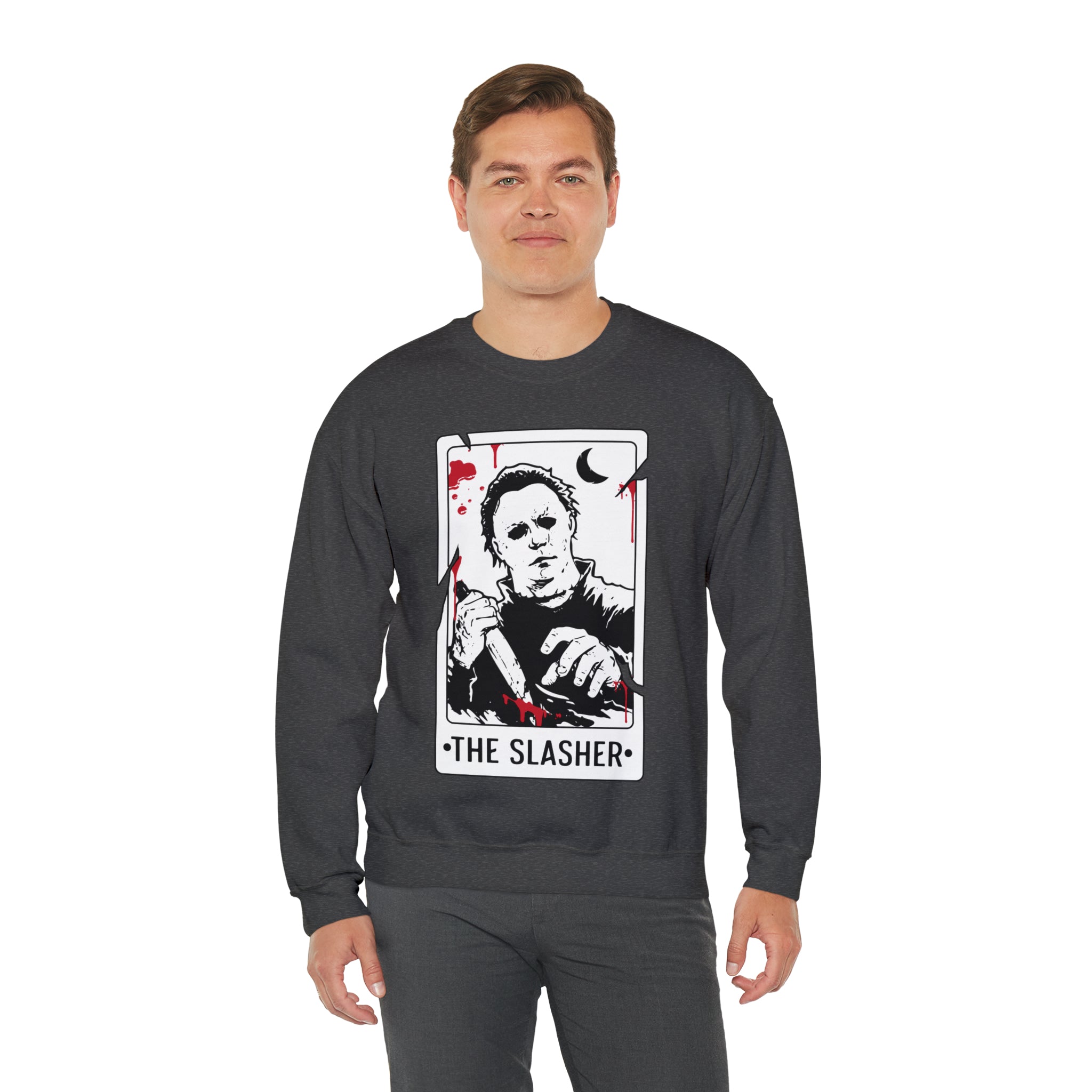The Slasher Tarot Card Crewneck Sweatshirt