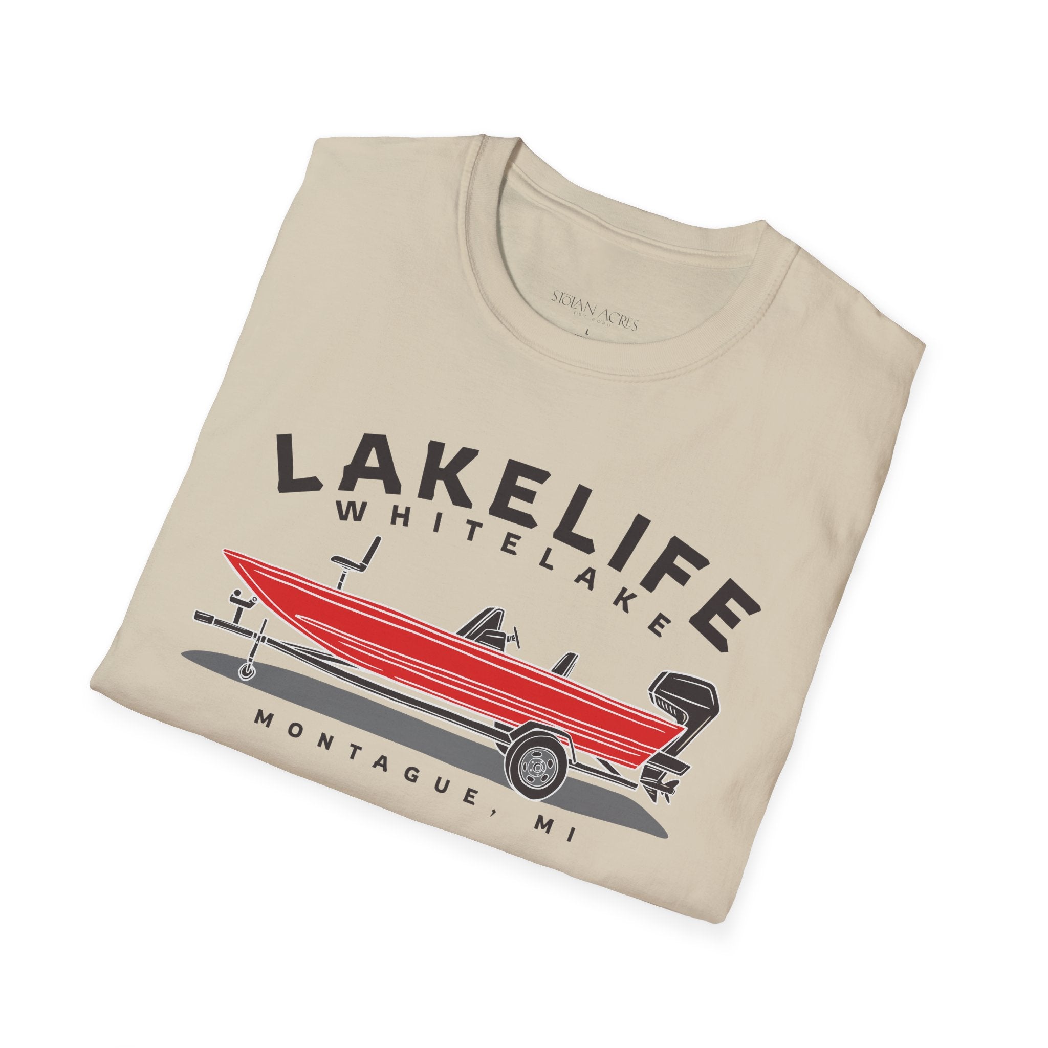 White Lake Fishing | Unisex Softstyle T-Shirt
