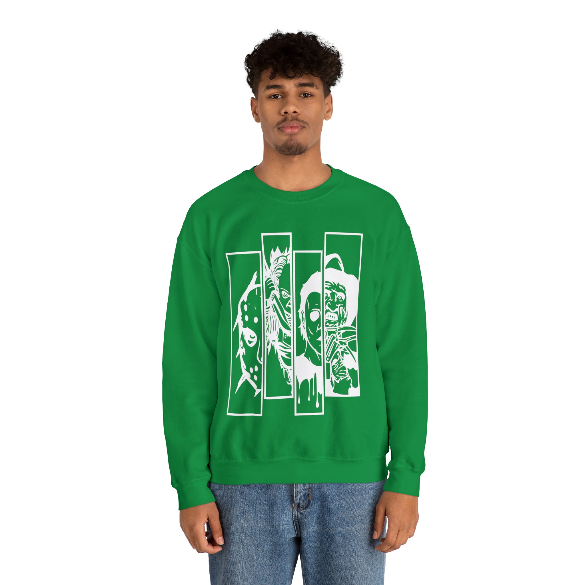 Horror Movie Friends Crewneck Sweatshirt