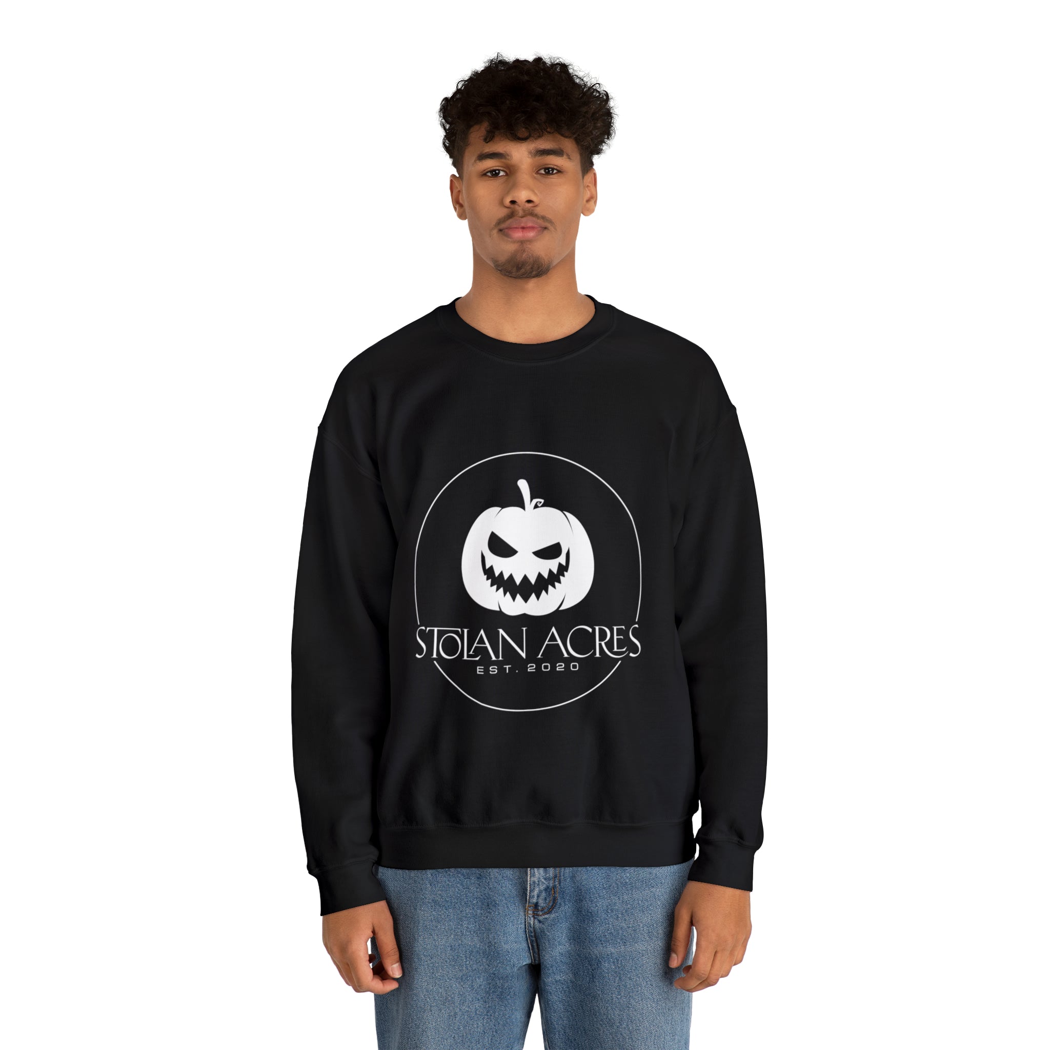 Stolan Acres Jack-O-Lantern Crewneck Sweatshirt
