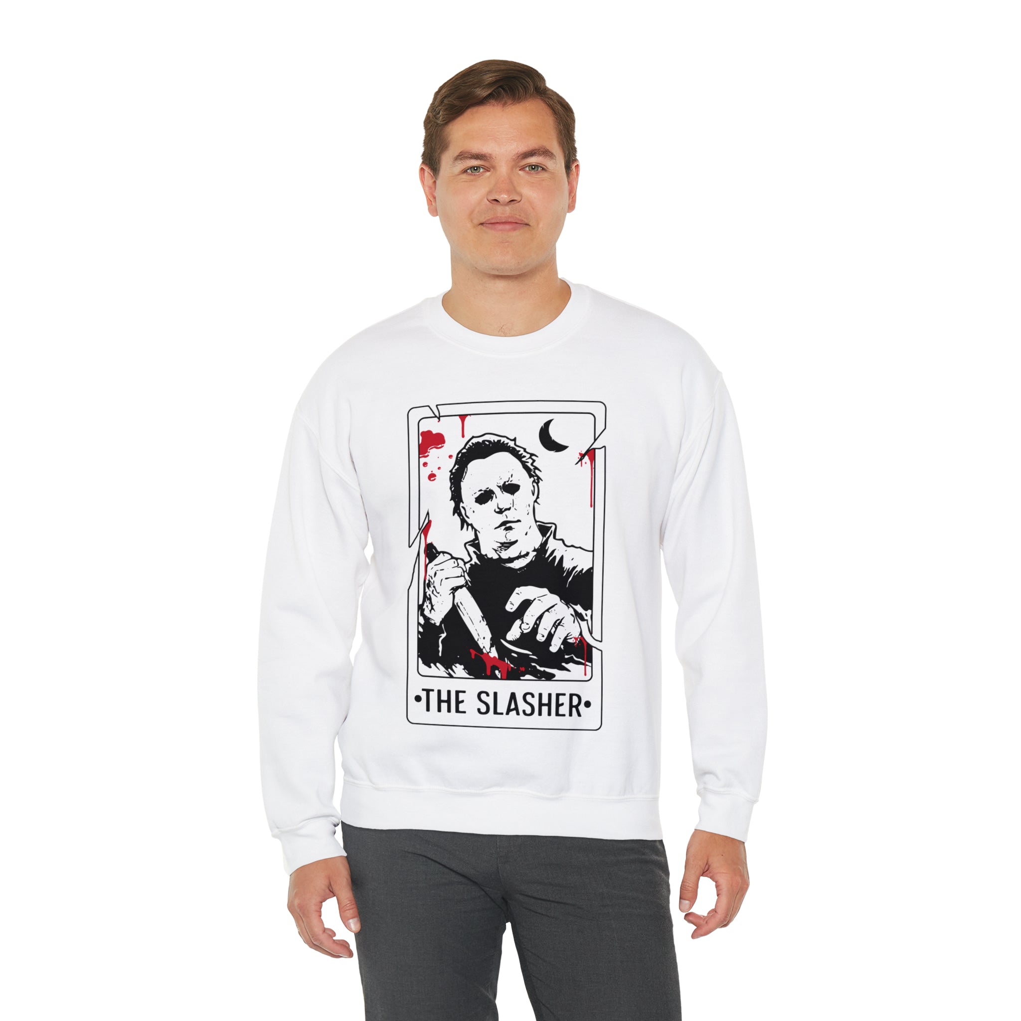 The Slasher Tarot Card Crewneck Sweatshirt