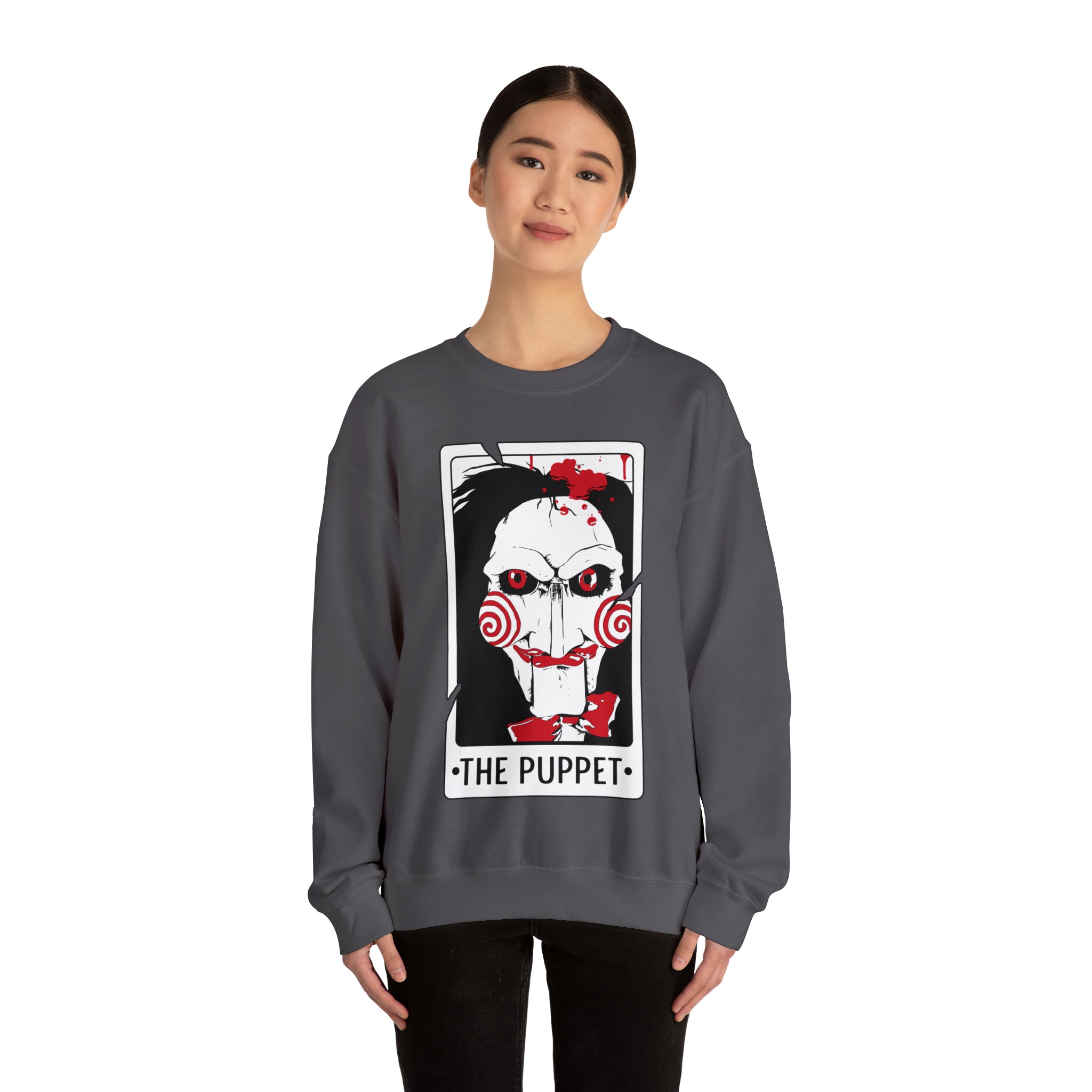 The Puppet Tarot Card Crewneck Sweatshirt