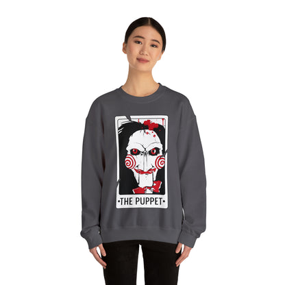 The Puppet Tarot Card Crewneck Sweatshirt