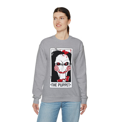 The Puppet Tarot Card Crewneck Sweatshirt