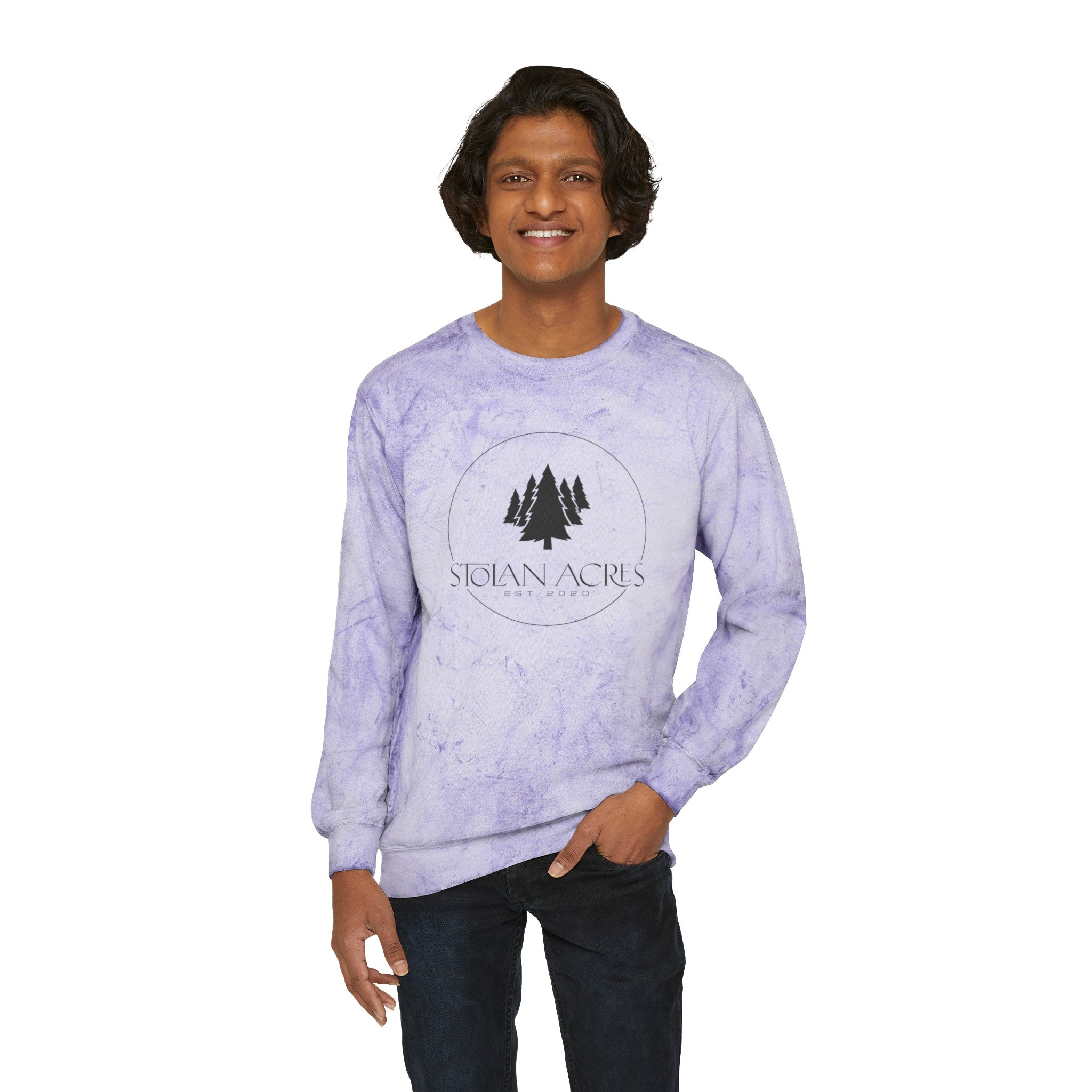 Stolan Acres |  Color Blast Crewneck Sweatshirt