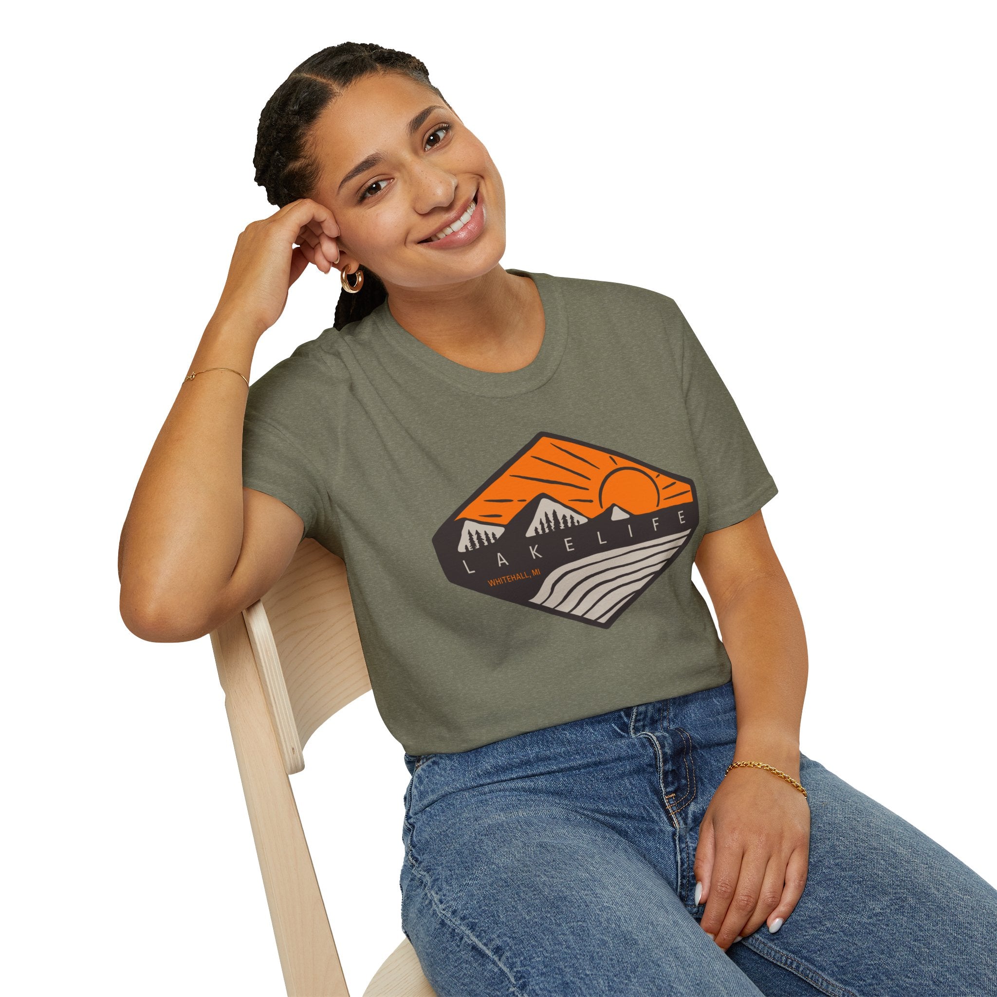 Orange Bluffs | Unisex Softstyle T-Shirt