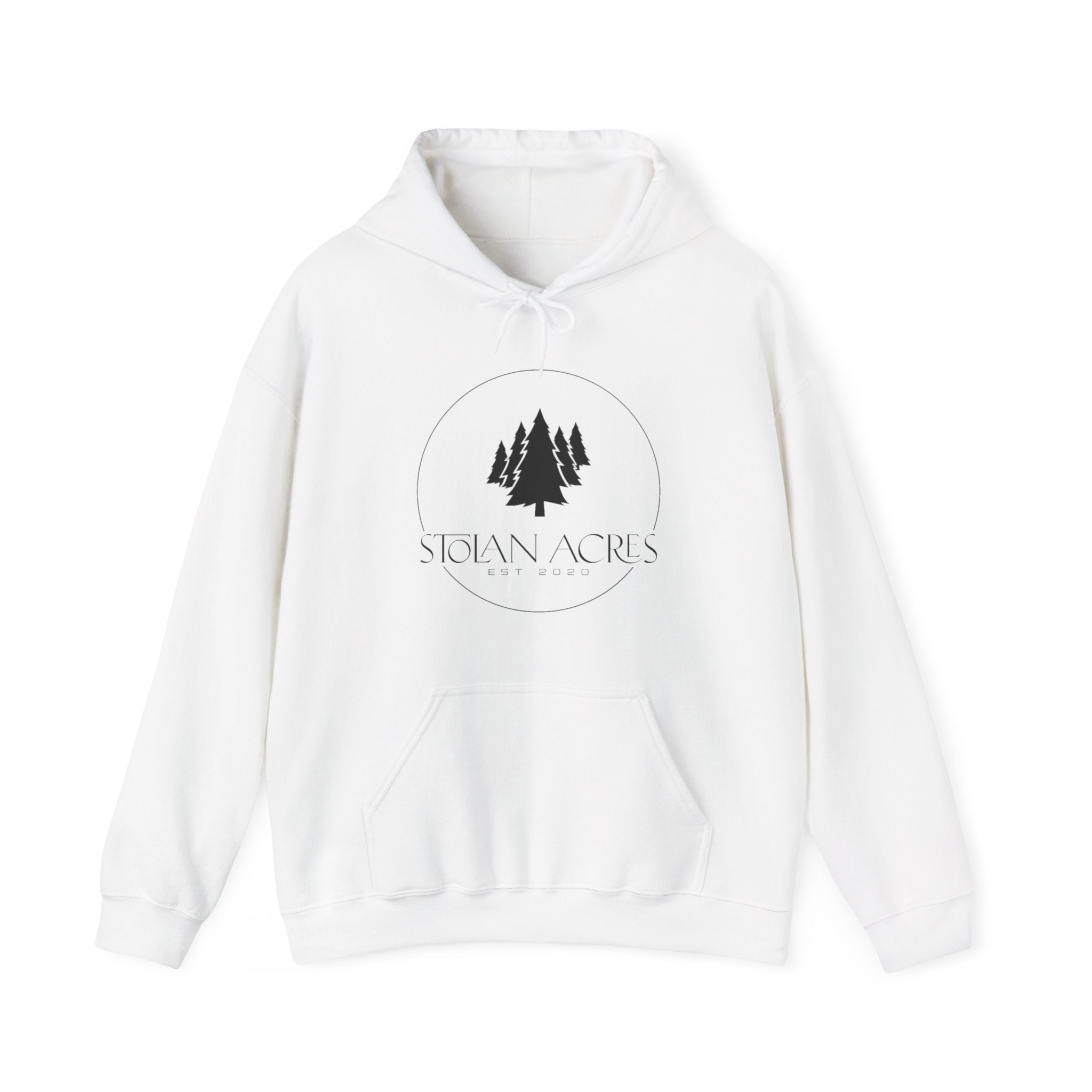 Stolan Acres | Hooded Sweatshirt (Black Logo)