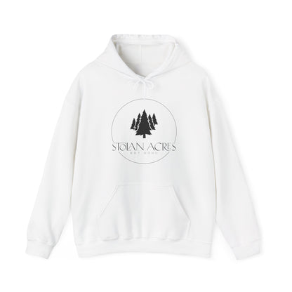 Stolan Acres | Hooded Sweatshirt (Black Logo)