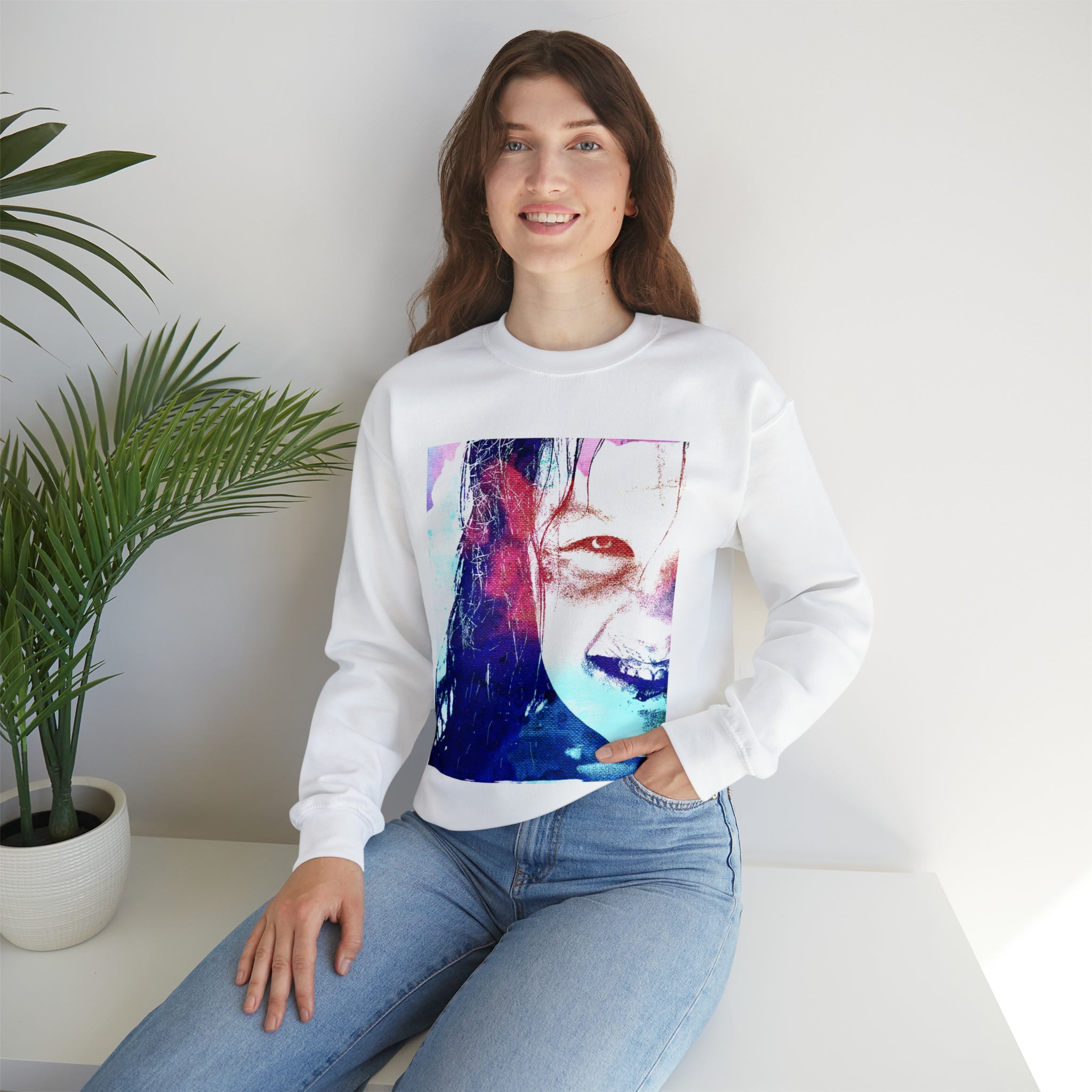 Exorcist Crewneck Sweatshirt (Pink and Navy Variant)