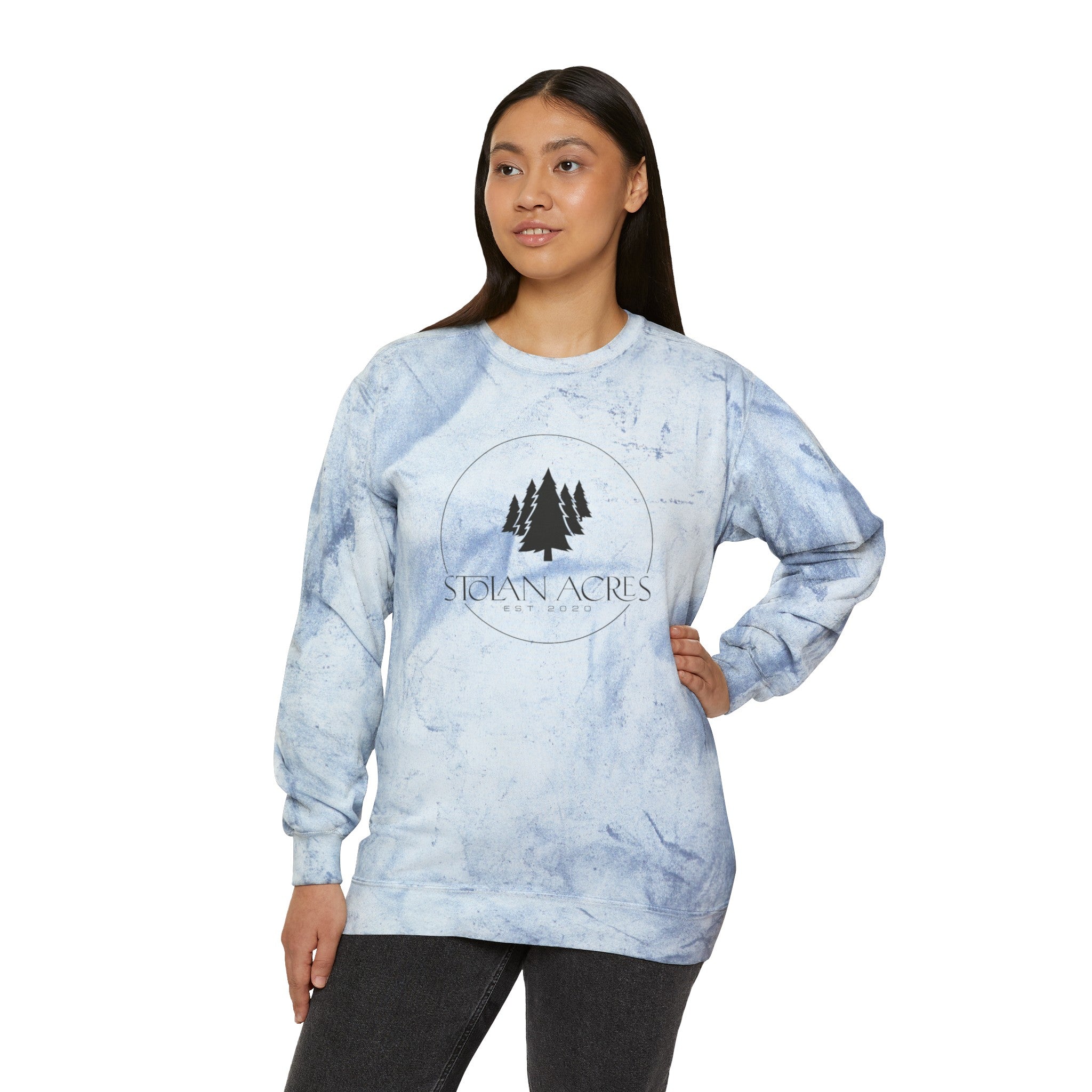 Stolan Acres |  Color Blast Crewneck Sweatshirt