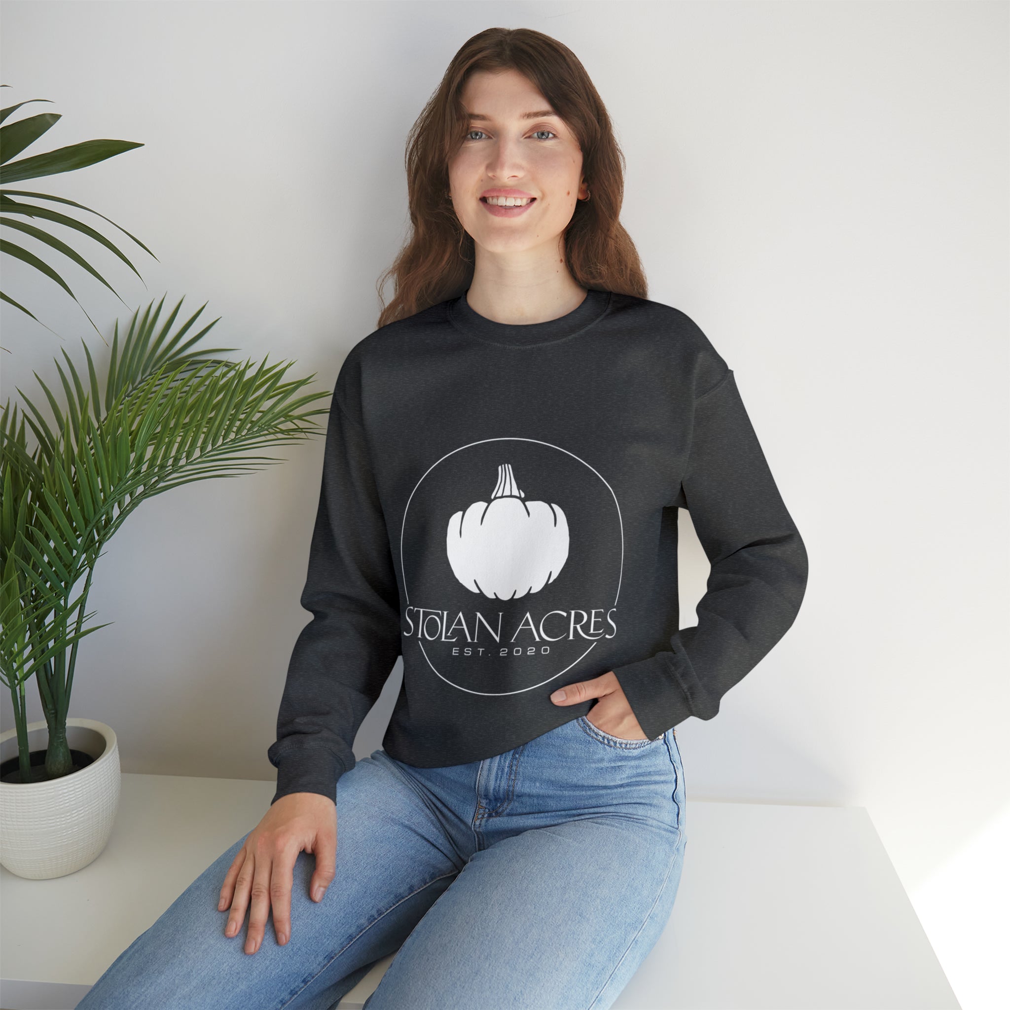 Stolan Acres Pumpkin Crewneck Sweatshirt