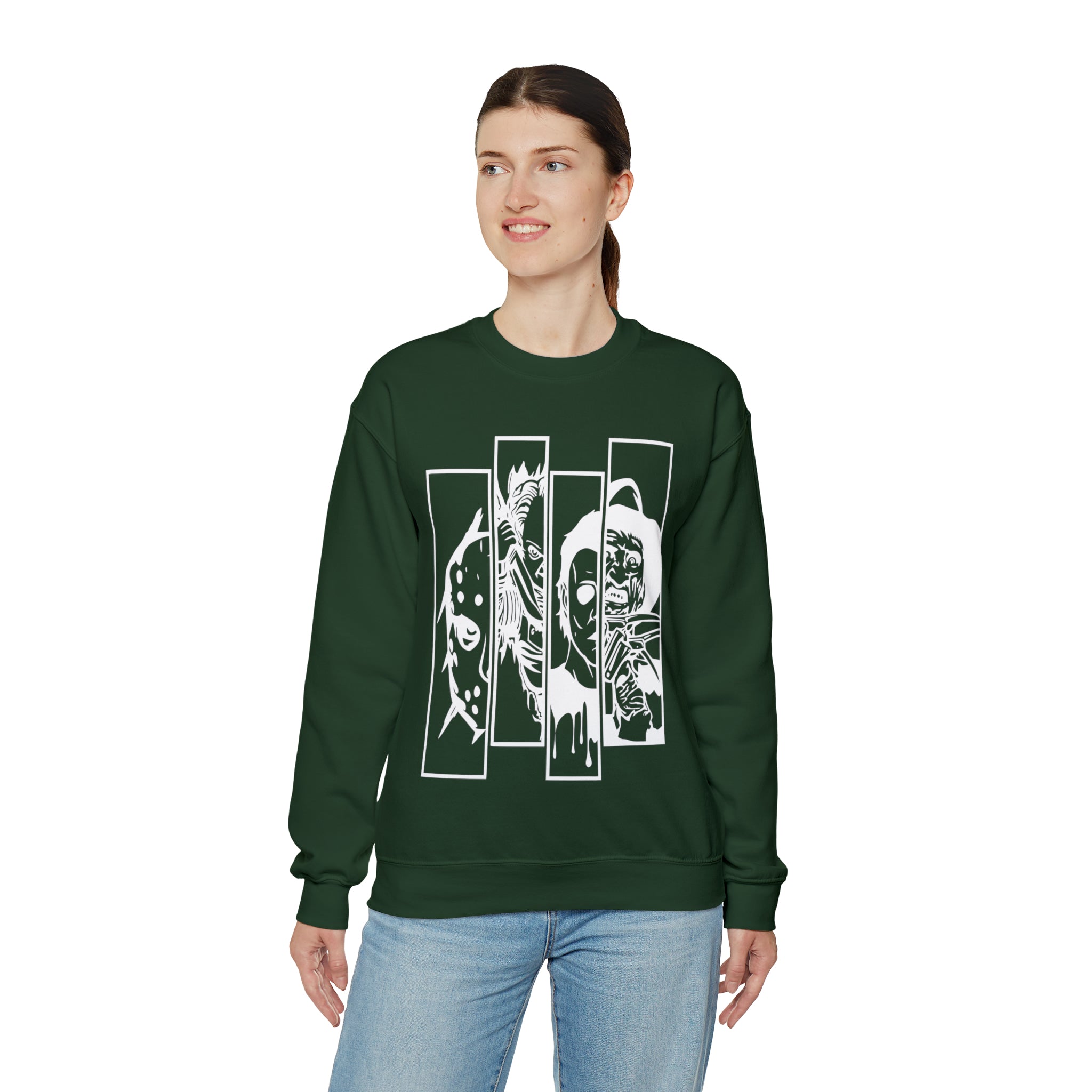 Horror Movie Friends Crewneck Sweatshirt