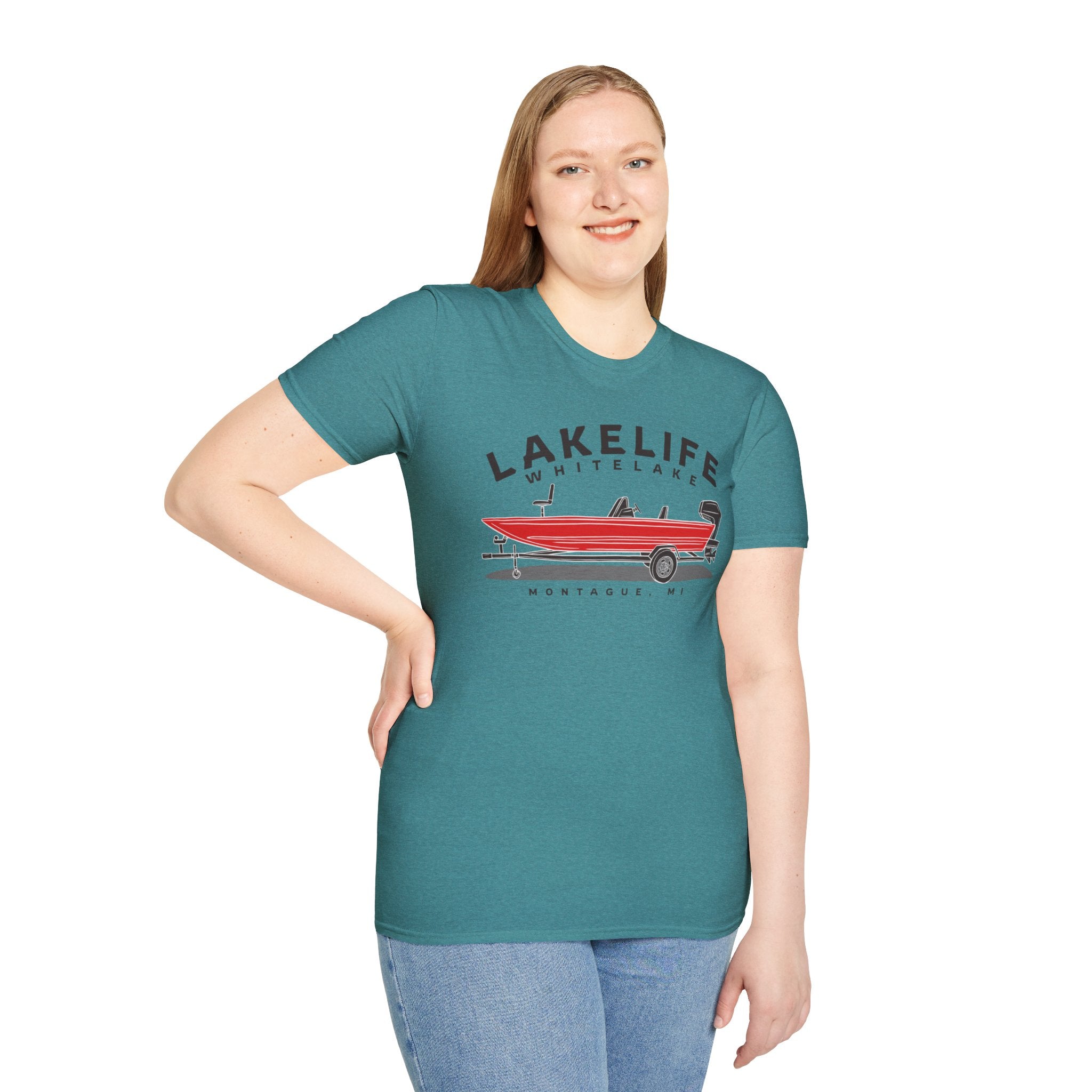 White Lake Fishing | Unisex Softstyle T-Shirt