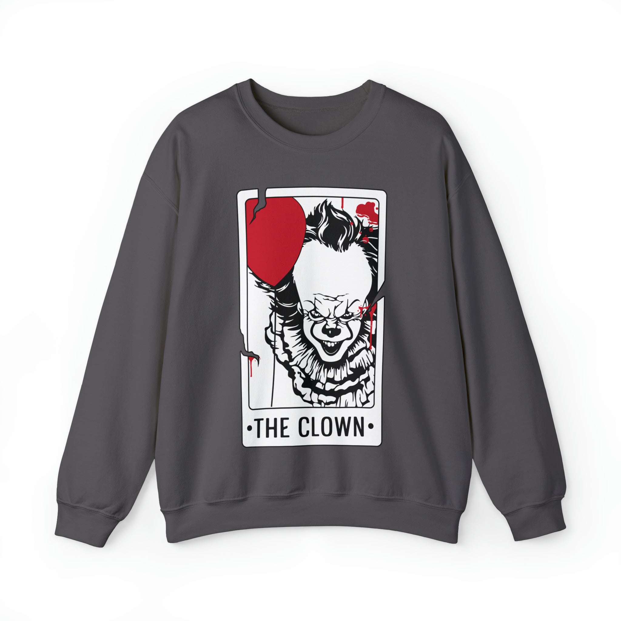 The Clown Tarot Card Crewneck Sweatshirt