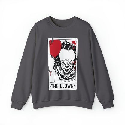 The Clown Tarot Card Crewneck Sweatshirt