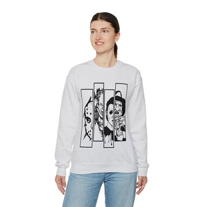 Horror Movie Friends Crewneck Sweatshirt