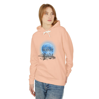 Blue Moon Over Brooklyn | Unisex Lightweight Hoodie