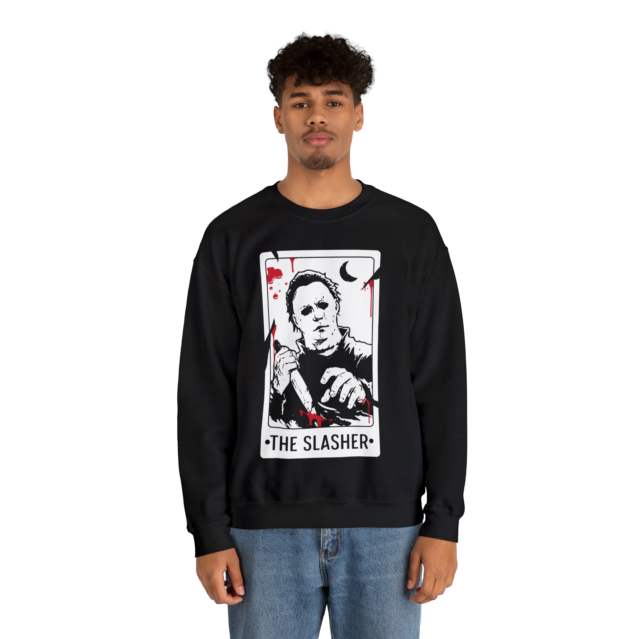 The Slasher Tarot Card Crewneck Sweatshirt