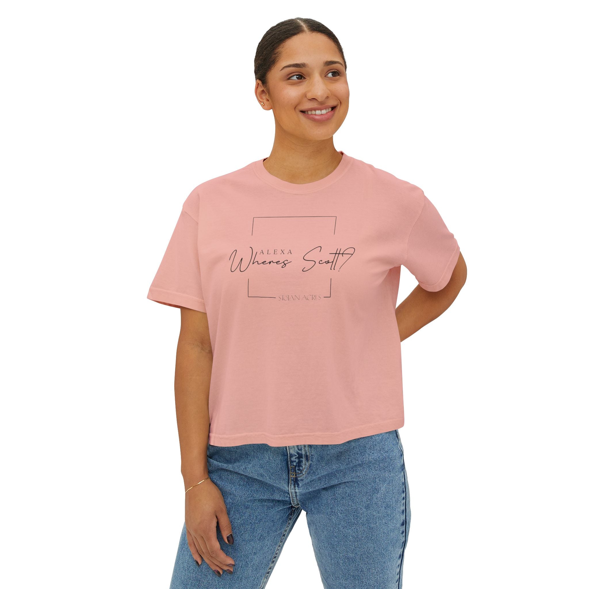 Where's Scott - Women's Boxy Crop
