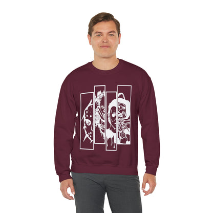 Horror Movie Friends Crewneck Sweatshirt