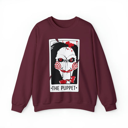 The Puppet Tarot Card Crewneck Sweatshirt