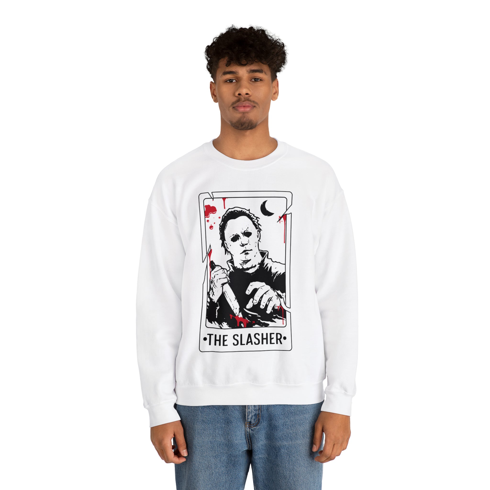 The Slasher Tarot Card Crewneck Sweatshirt