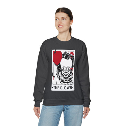 The Clown Tarot Card Crewneck Sweatshirt