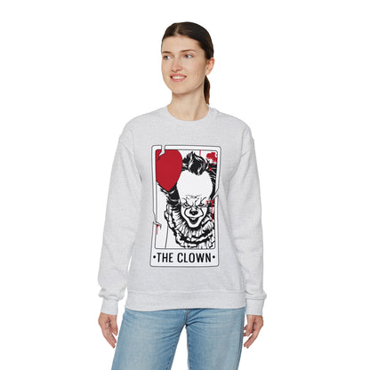 The Clown Tarot Card Crewneck Sweatshirt