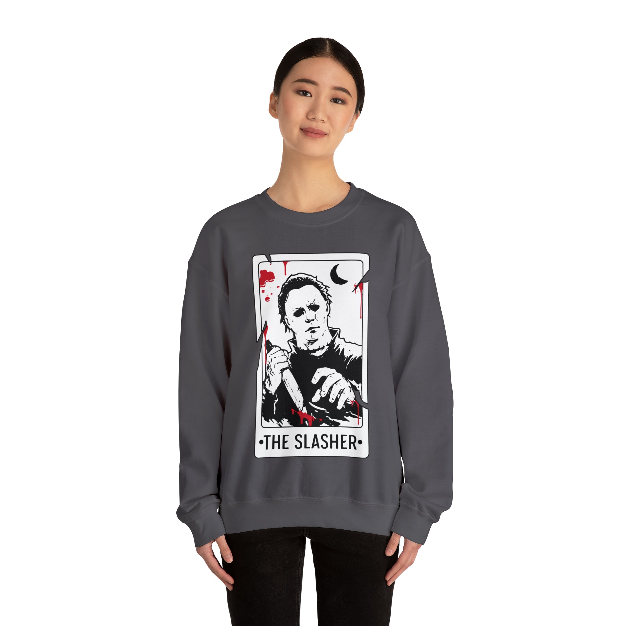 The Slasher Tarot Card Crewneck Sweatshirt