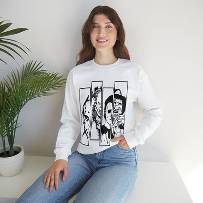Horror Movie Friends Crewneck Sweatshirt