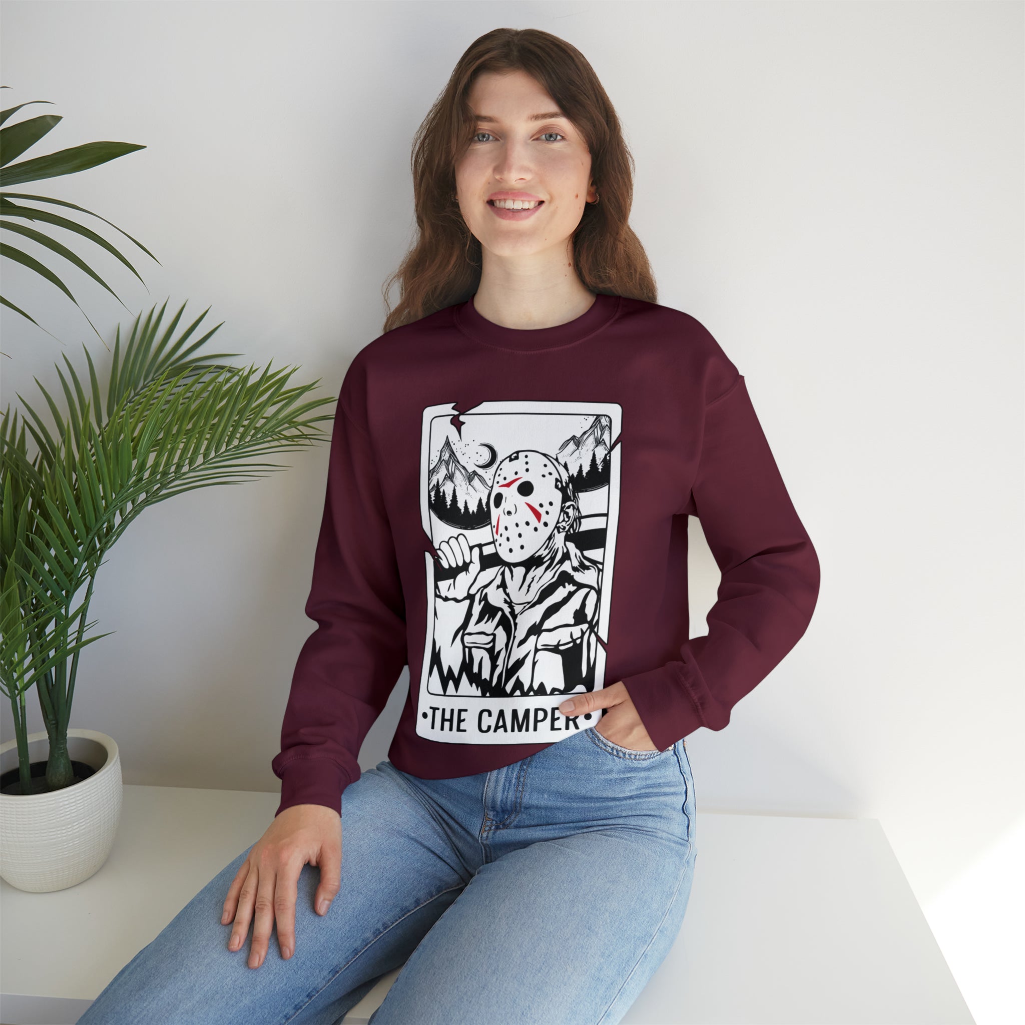 The Camper Tarot Card Crewneck Sweatshirt