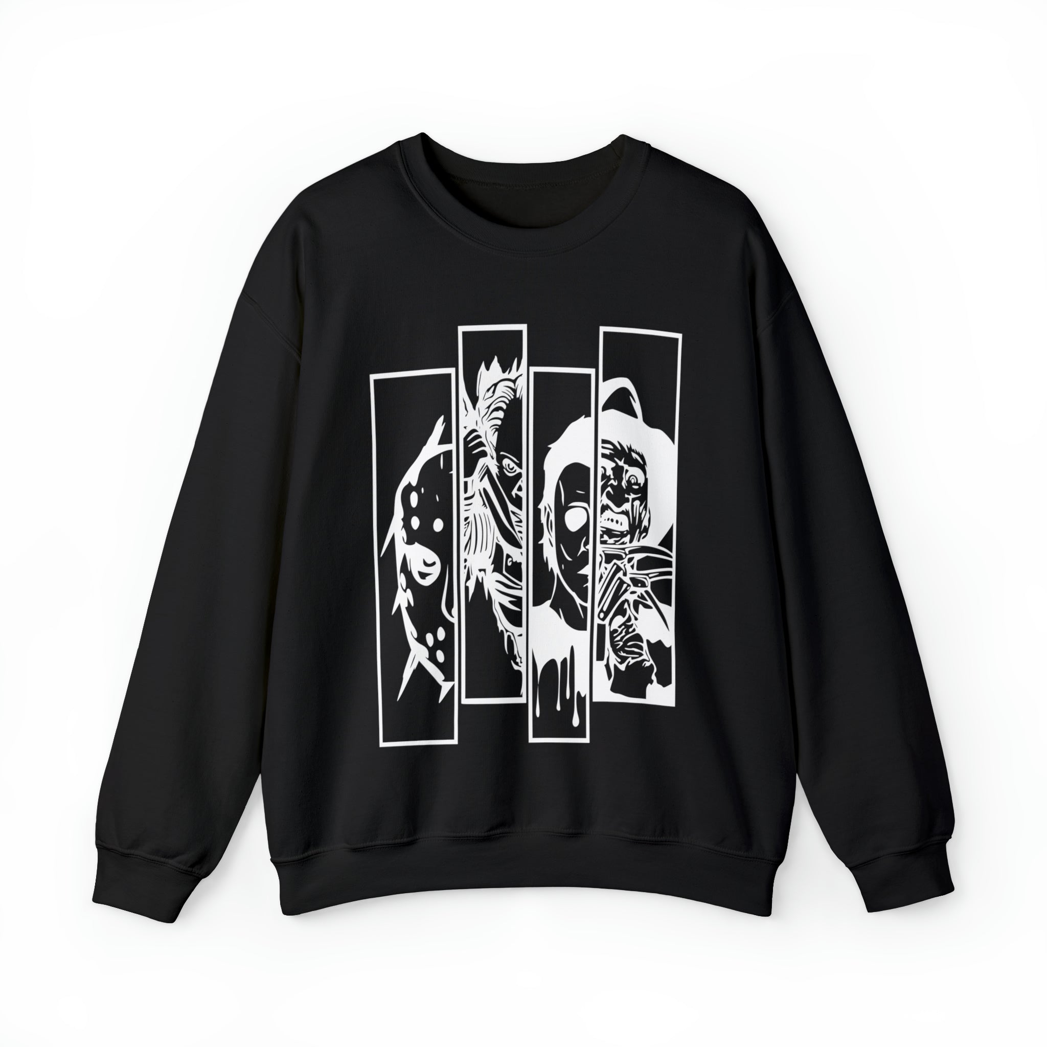 Horror Movie Friends Crewneck Sweatshirt