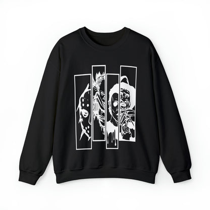 Horror Movie Friends Crewneck Sweatshirt