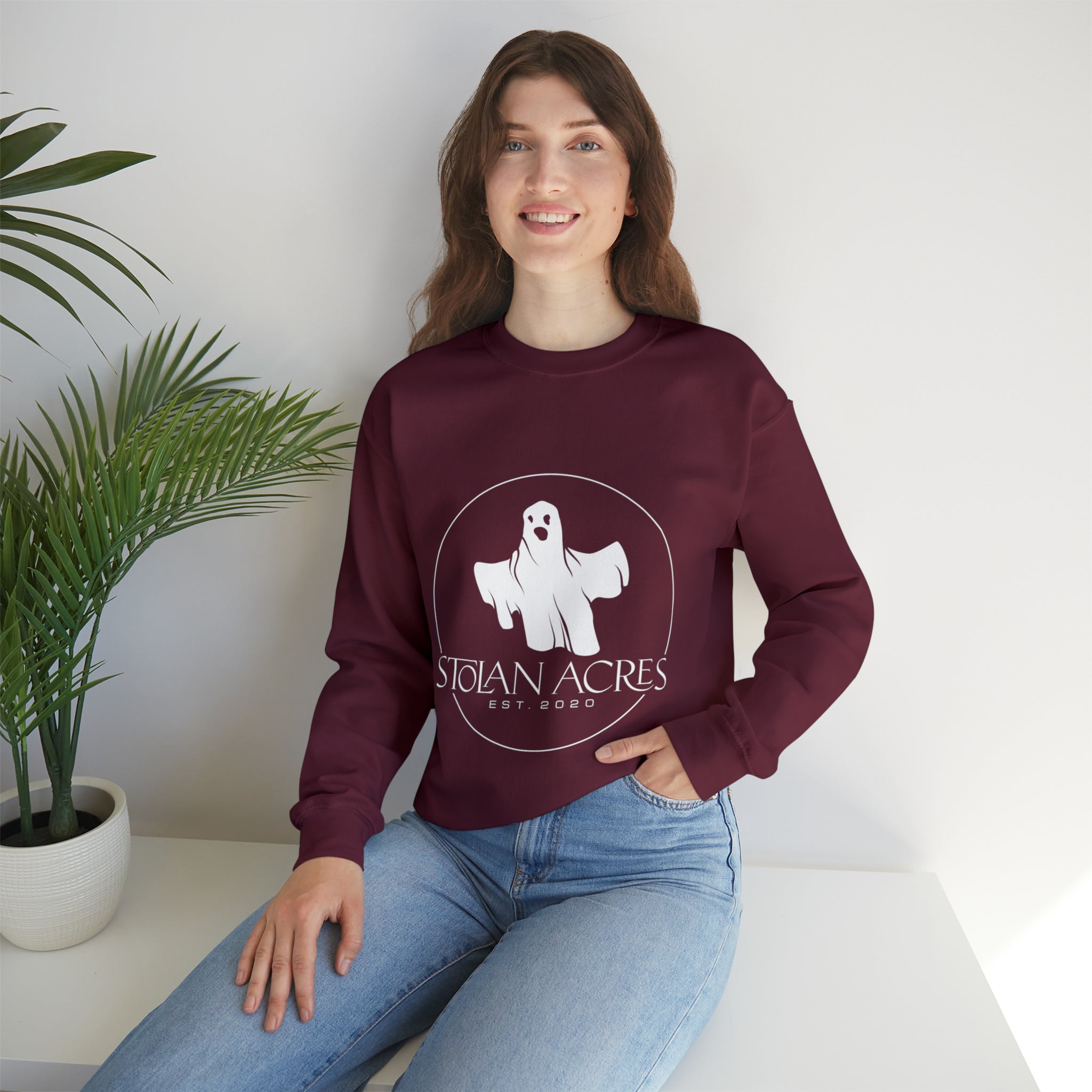 Stolan Acres Ghost Crewneck Sweatshirt