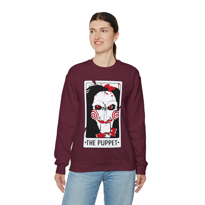 The Puppet Tarot Card Crewneck Sweatshirt