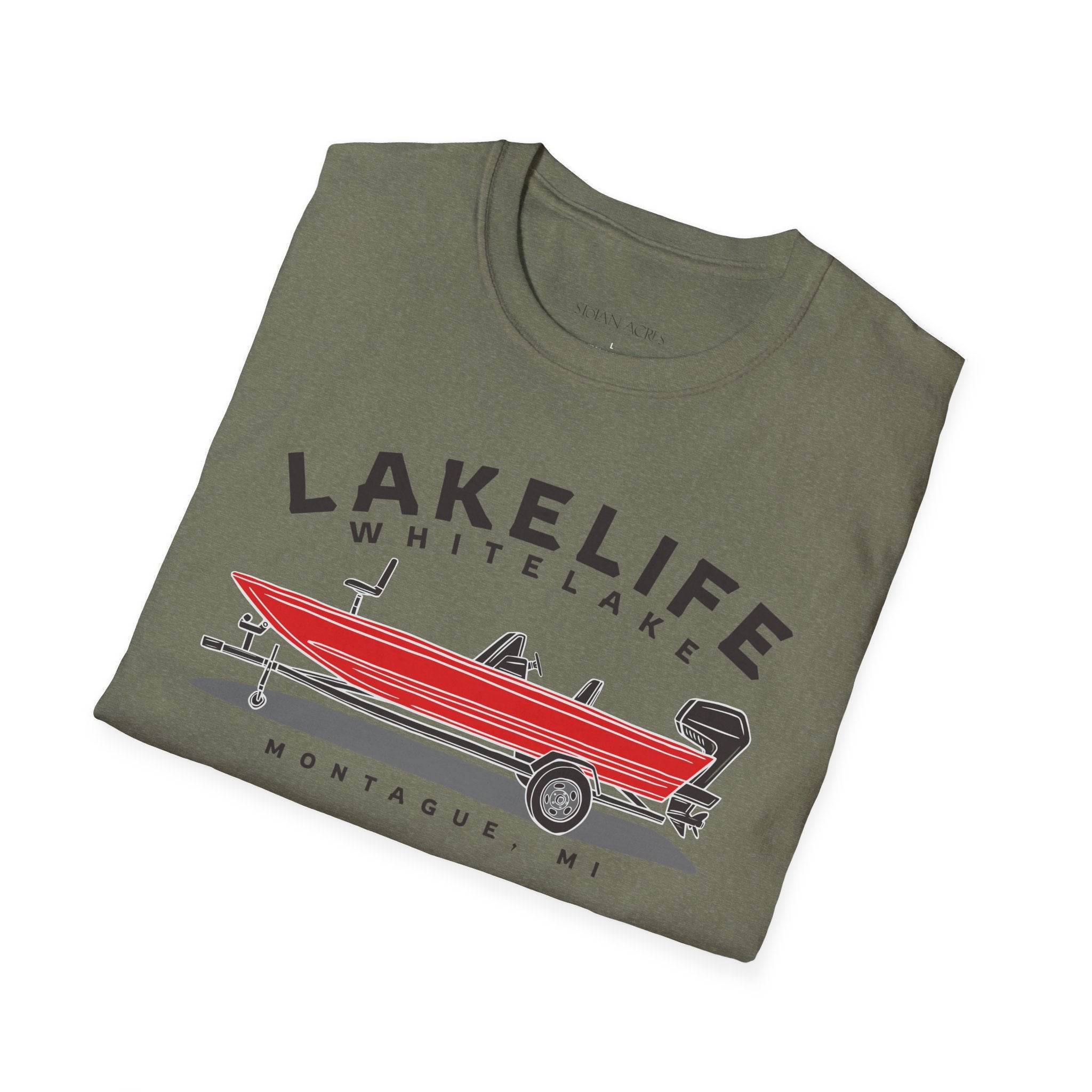 White Lake Fishing | Unisex Softstyle T-Shirt