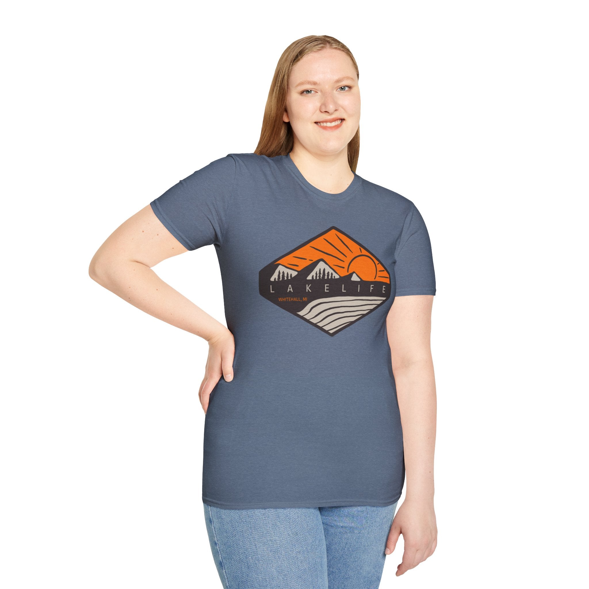 Orange Bluffs | Unisex Softstyle T-Shirt