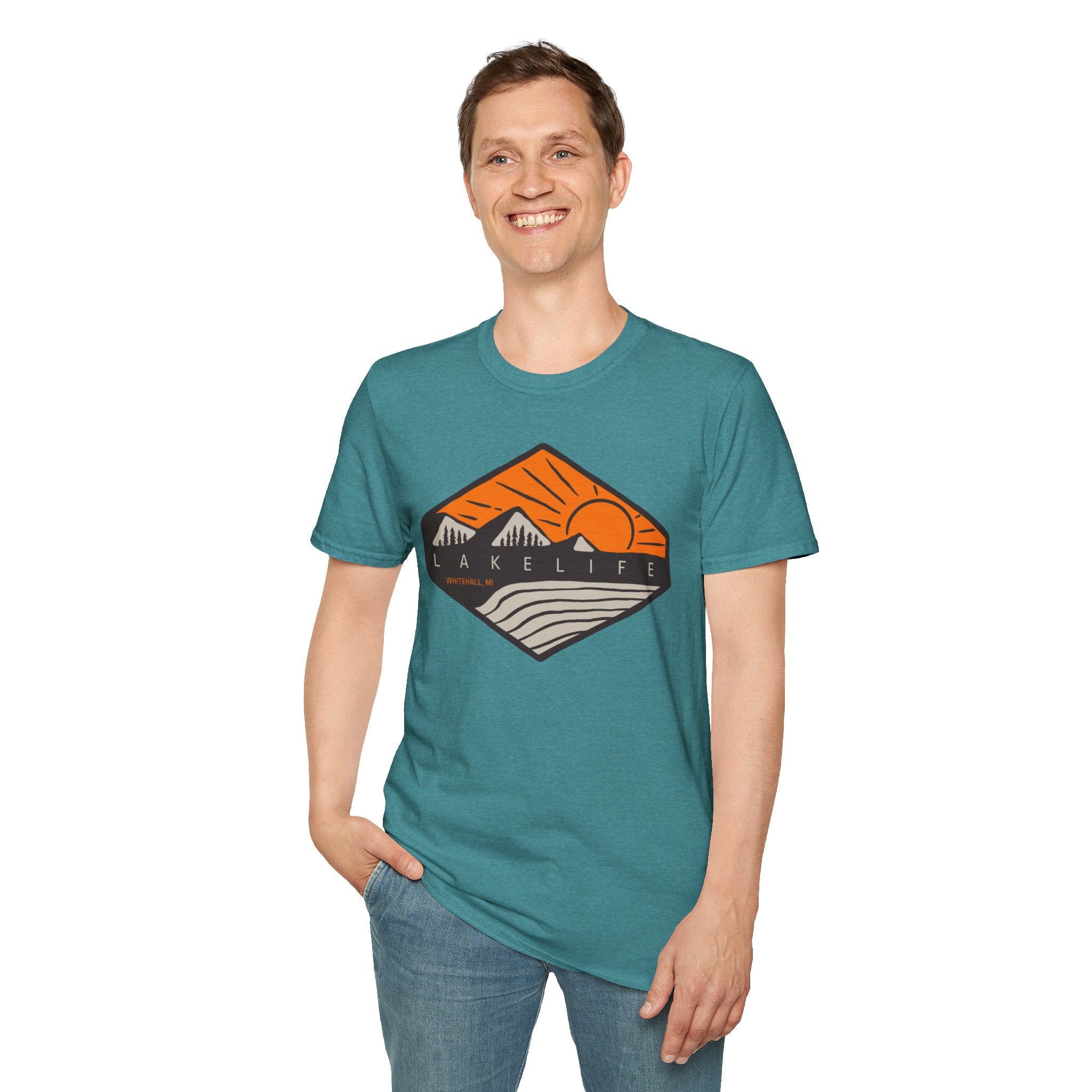 Orange Bluffs | Unisex Softstyle T-Shirt