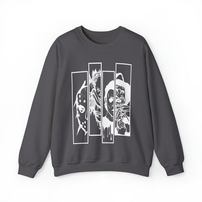 Horror Movie Friends Crewneck Sweatshirt